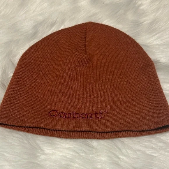 Carhartt Rust Knit Beanie - Picture 2 of 8